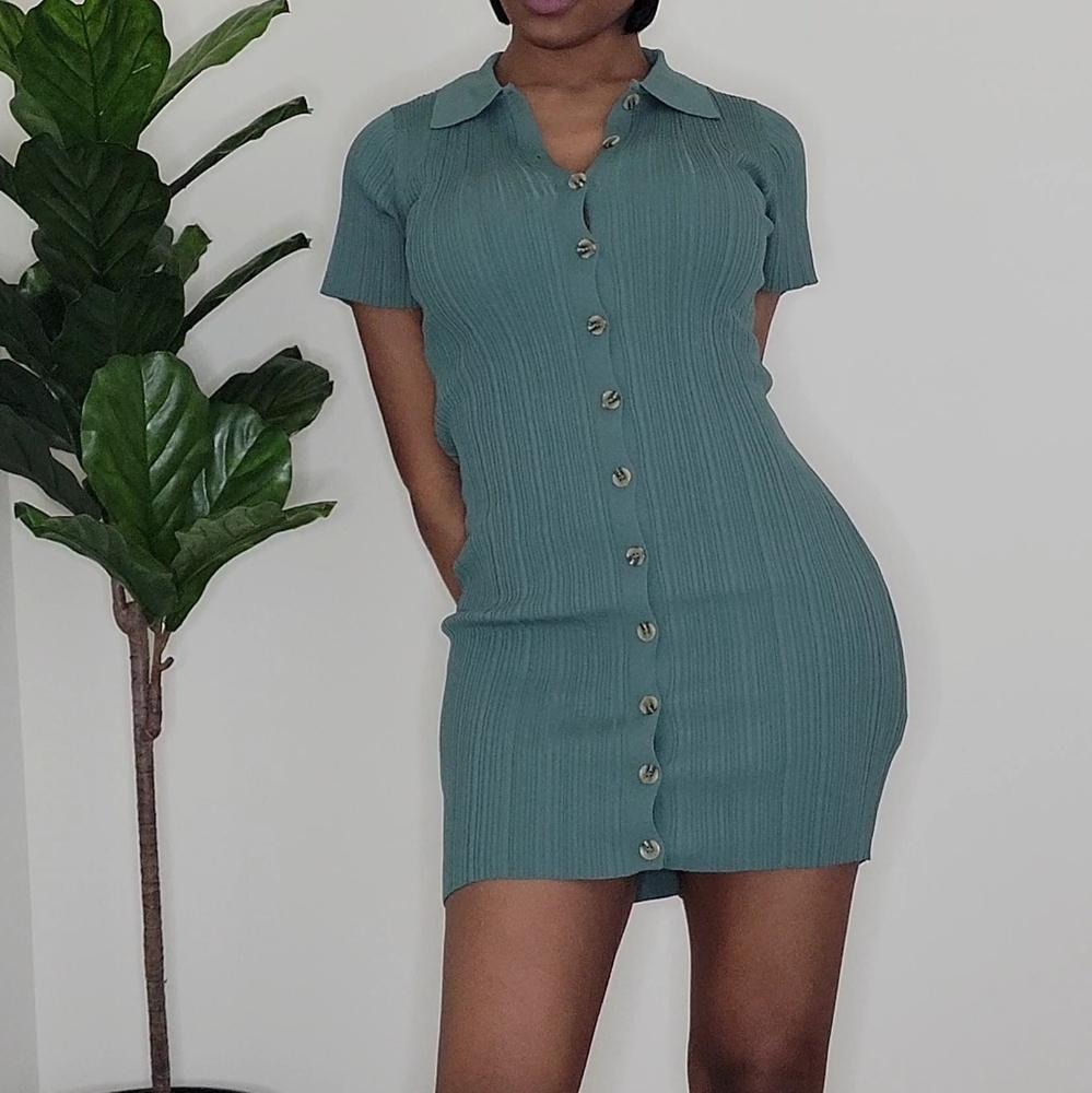 F21 Ribbed Mini Dress - Picture 6 of 6